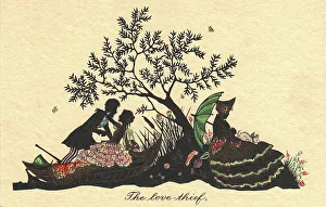 Thief Prints: Silhouette - Postcard Design