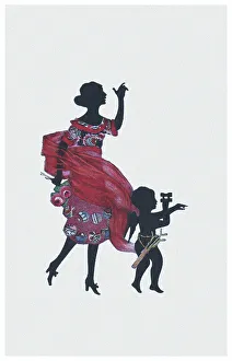 Grosze Prints: Silhouette - Postcard Design