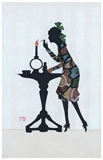 Grosze Prints: Silhouette - Postcard Design