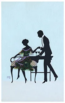 Grosze Prints: Silhouette - Postcard Design