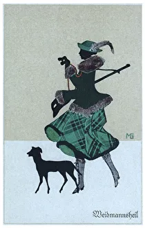 Grosze Prints: Silhouette - Postcard Design