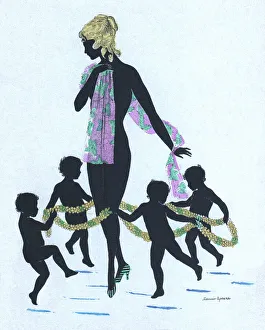 Silhouette - Postcard Design
