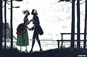 Embrace Prints: Silhouette - Postcard Design