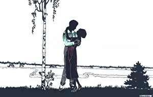 Grosze Prints: Silhouette - Postcard Design