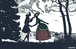 Grosze Prints: Silhouette - Postcard Design