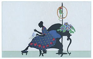 Grosze Prints: Silhouette - Postcard Design