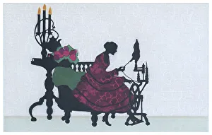 Candlelight Prints: Silhouette - Postcard Design