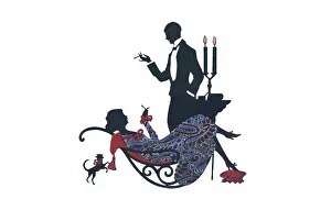 Grosze Prints: Silhouette - Postcard Design