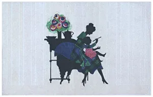 Grosze Prints: Silhouette - Postcard Design
