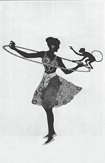 Outline Prints: Silhouette - Postcard Design