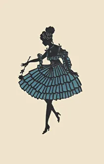 Outline Prints: Silhouette - Postcard Design