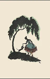 Outline Prints: Silhouette - Postcard Design