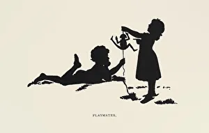 Outline Prints: Silhouette - Postcard Design