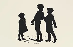 Outline Prints: Silhouette - Postcard Design
