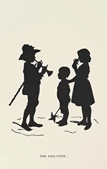 Outline Prints: Silhouette - Postcard Design