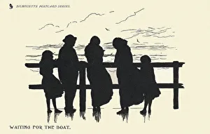 Outline Prints: Silhouette - Postcard Design