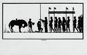 Crowning Prints: Silhouette - Postcard Design