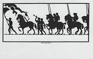 Trumpets Prints: Silhouette - Postcard Design
