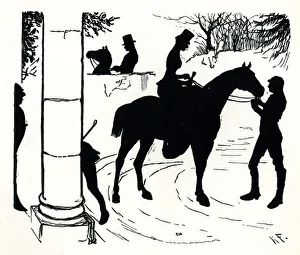 Furniss Gallery: Silhouette, Preparing for the Hunt