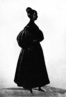 Images Dated 2nd November 2011: Silhouette of Queen Victoria