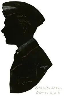Cadet Prints: Silhouette of RAF OCTU officer