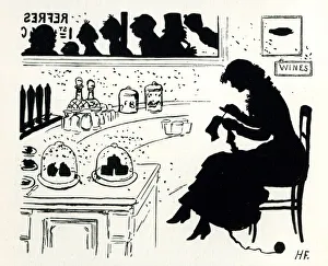Furniss Gallery: Silhouette, Refreshment Counter at London Terminal