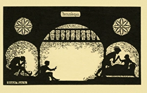 Silhouette. The Sleeping beauty