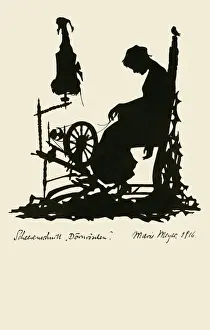 Silhouette. Snow White