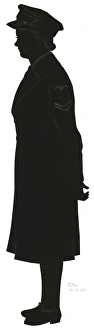 Images Dated 21st February 2012: Silhouette of a WaF Corporal