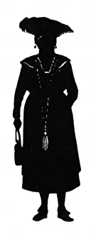 Silhouette of a woman