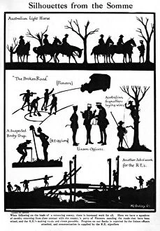 Communication Gallery: Silhouettes from the Somme by H. L. Oakley