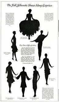Silhouettes of Women - Many Caprices