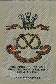 Images Dated 30th April 2012: Silk Regimental Badges