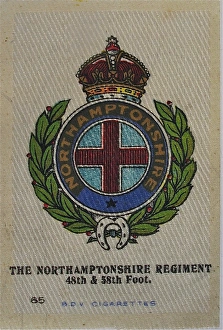 Images Dated 30th April 2012: Silk Regimental Badges