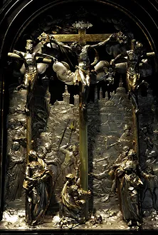 Apostle Collection: Silver altar, with a frame of ebony, from the chapel of Husu