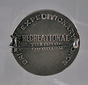 Images Dated 25th January 2012: Silver award medal made into a brooch