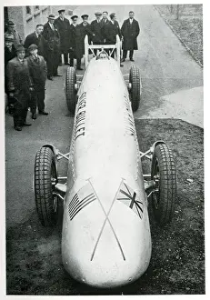 Bullet Prints: Silver Bullet attempting speed record at Daytona, USA