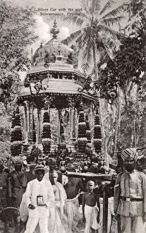 The Silver Car with the God Marugan, Penang, Malaysia