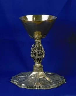 Chalice Gallery: Silver chalice. Gothic. 14th century. From Church of Sant Ll