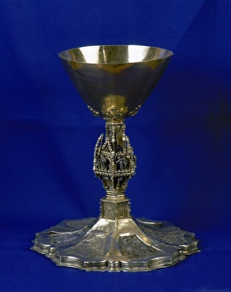 Chalice Gallery: Silver chalice. Gothic. 14th century. From Church of Sant Ll