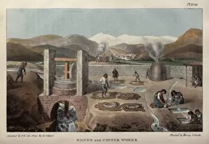 Andes Gallery: Silver and copper works, Chile, South America