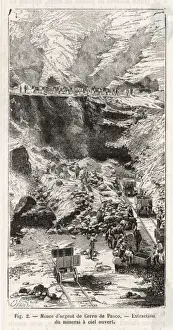 Bringing Prints: Silver Mining / Peru 1879