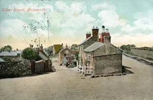 Northampton Prints: Silver Street, Brixworth, Northamptonshire