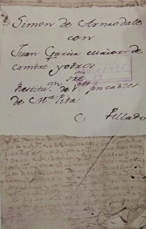 Document Collection: Simon Arnao Date with Juan Caina, Mayor of Cambre