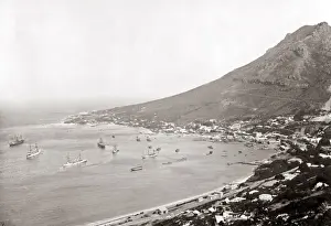 Simons Town, South Africa, circa 1890s. Date: circa 1890s