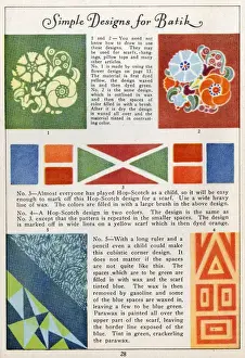 Decorate Prints: Simple designs for batik