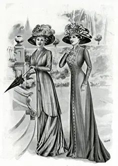 Jabot Prints: Simple designs for morning wear 1909