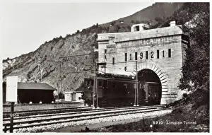 Longest Prints: The Simplon Tunnel at Brig, Switzerland