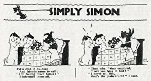 Simply Simon Cartoon Strip by Iris Chick