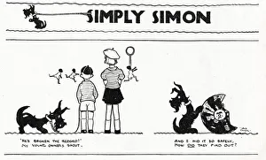Simply Simon Cartoon Strip by Iris Chick